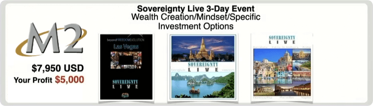 prosperity of life products m2 sovereignty live