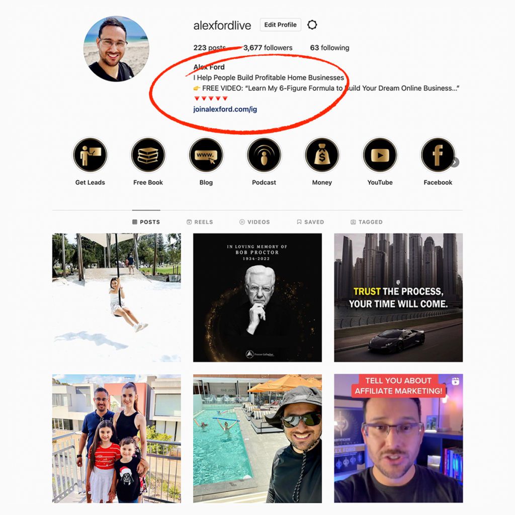 affiliate marketing for beginners instagram
